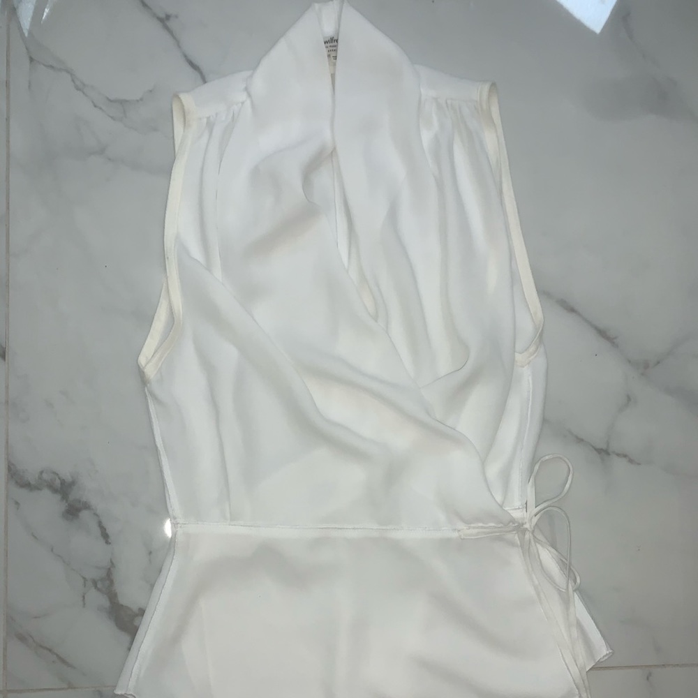Aritzia Wilfred White Blouse